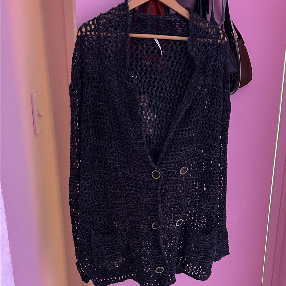Free People Oversized Sweater Cardigan
